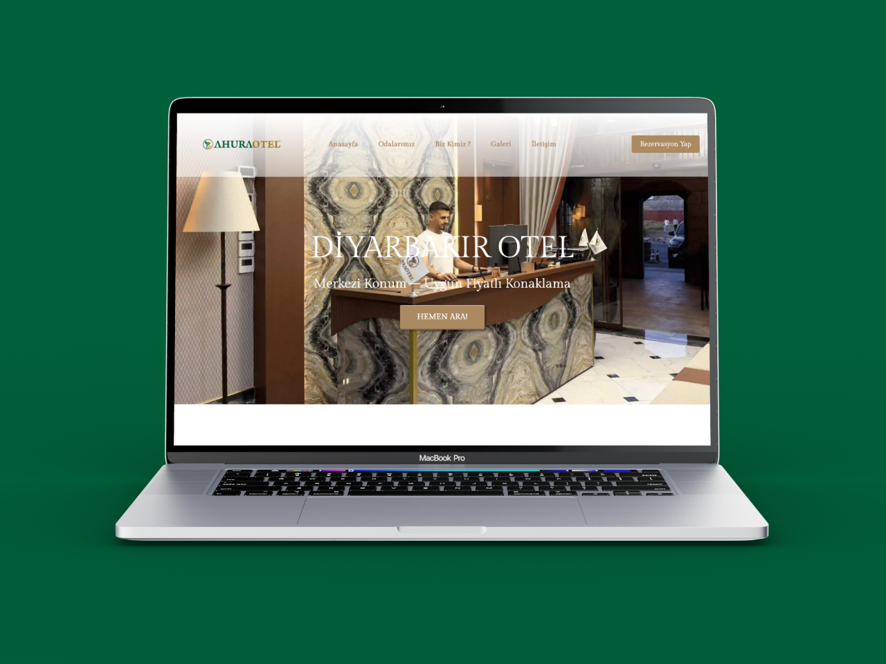AhuraOtel proje görseli