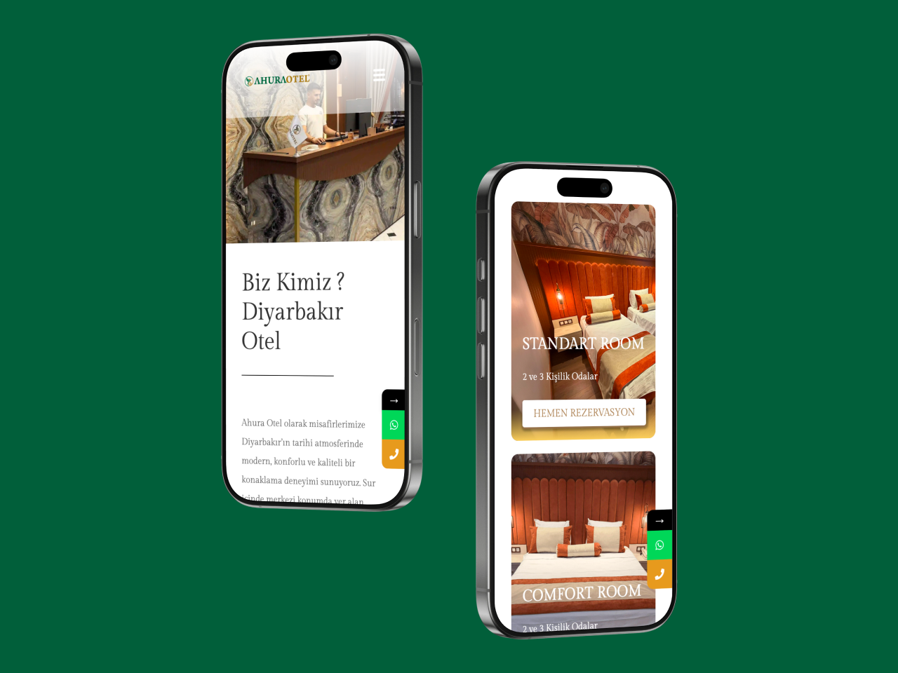 AhuraOtel proje görseli