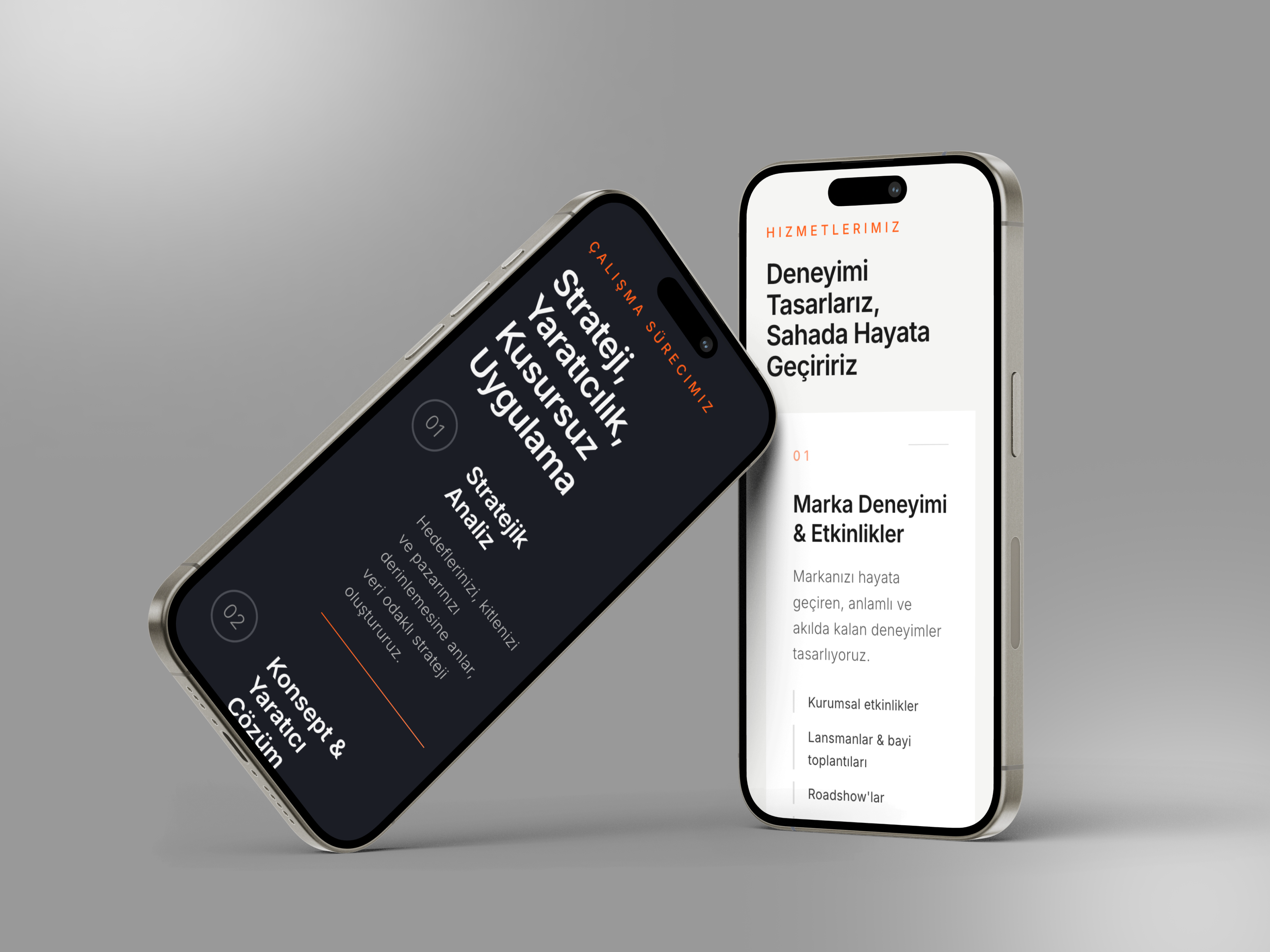 CORETEAM mobil mockup