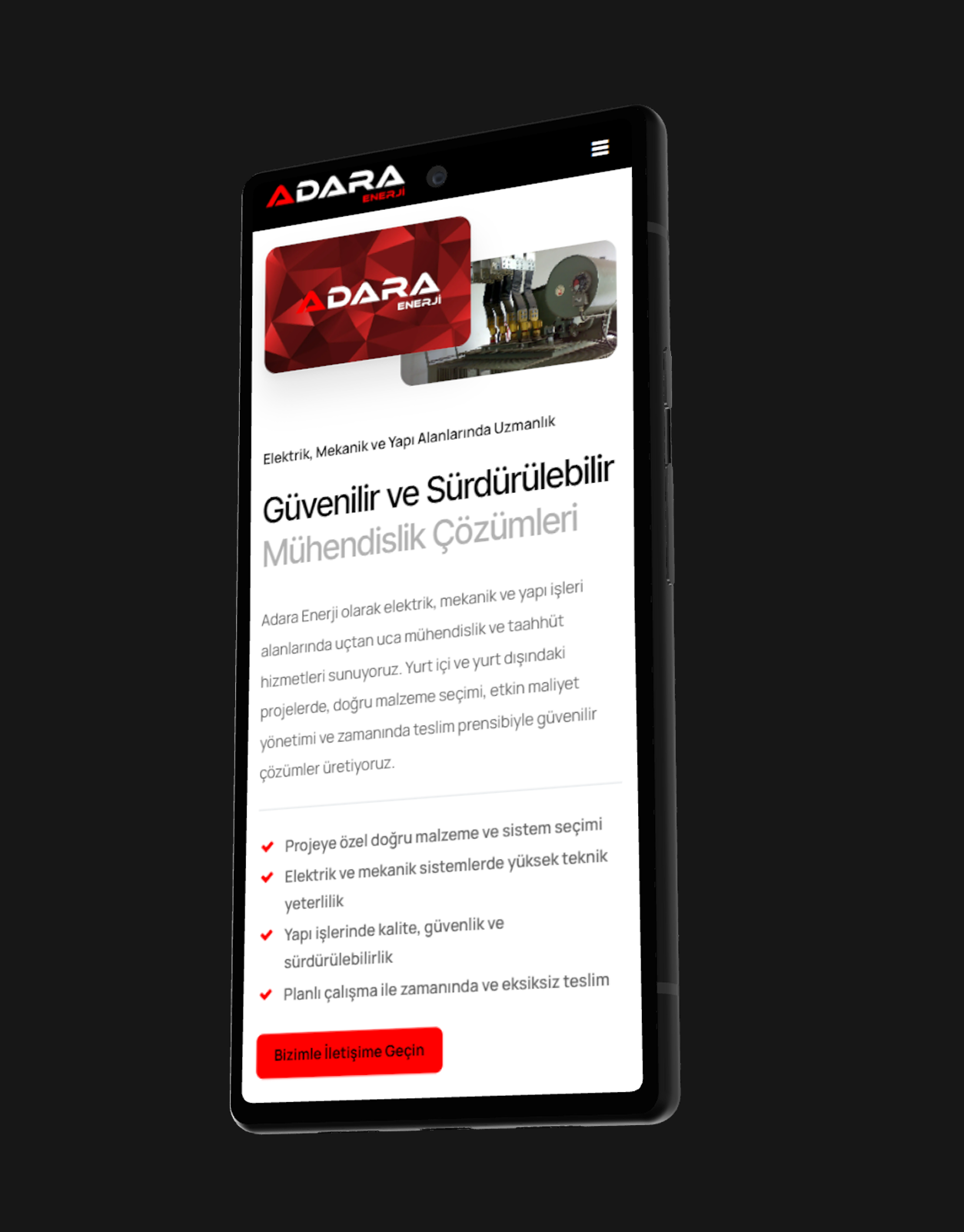 Adara Enerji proje görseli
